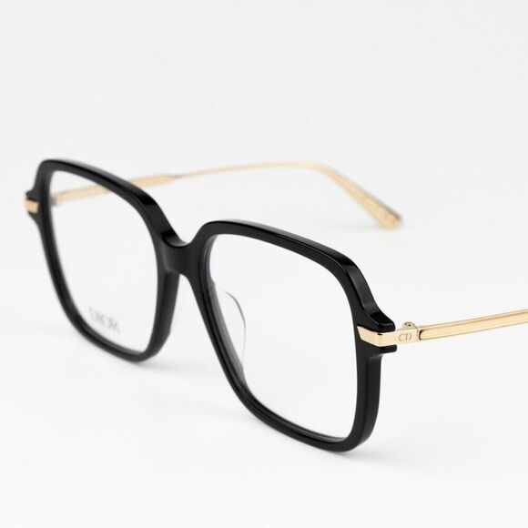 NEW Dior GEMDIORO S5I CD50056I 001 1200 Shiny Black Women Square Eyeglasses main image 10